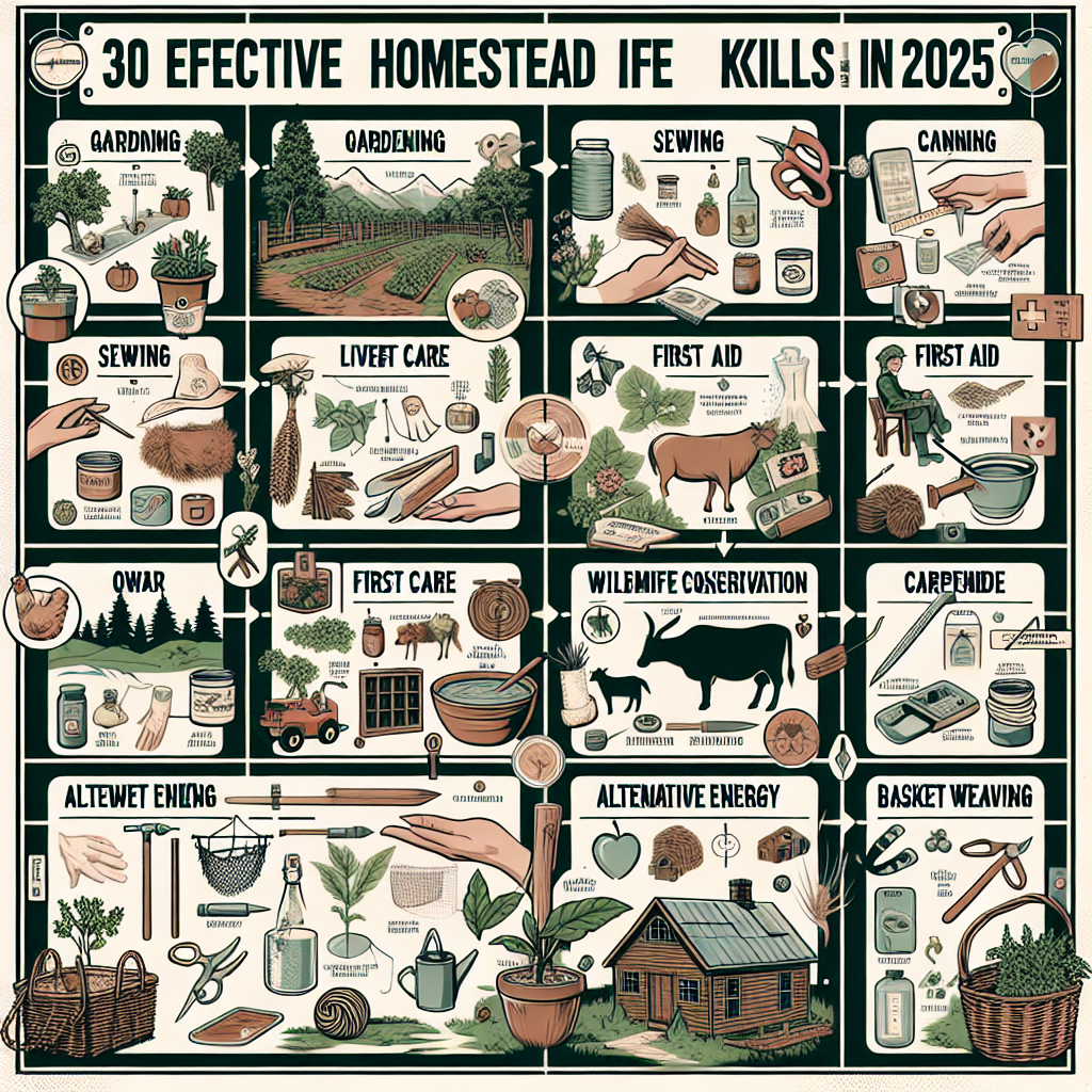 10 Effective Homestead Life Skills To Master In 2025: The Ultimate Guide