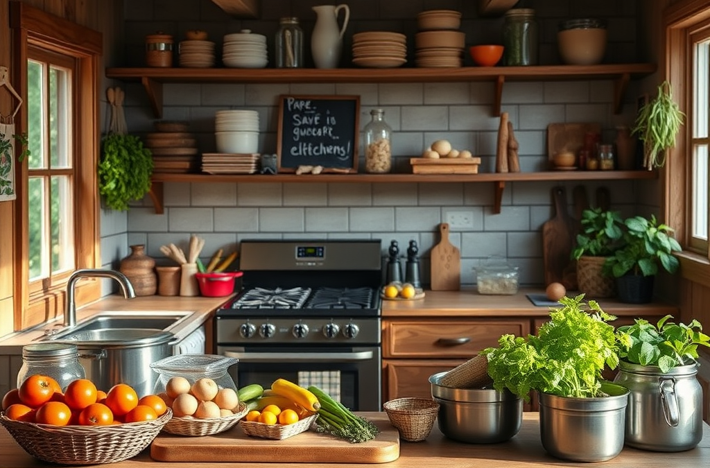 How to Create a Self-Sufficient Kitchen: Essential Steps for Sustainable Food Preparation