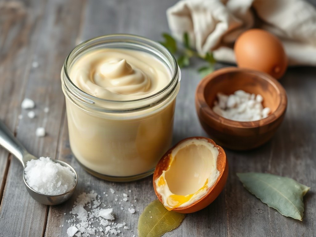 Homesteading Family Mayonnaise From Basic Ingredients Using A Reliable Emulsion Method