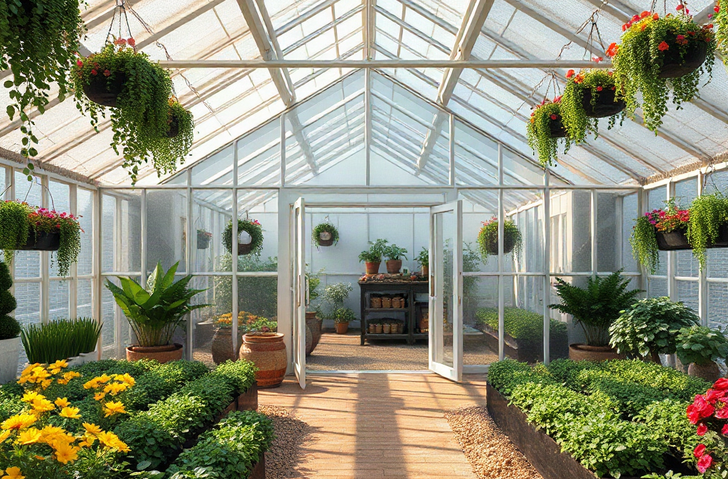 Greenhouses for beginners: choosing size, glazing, and ventilation