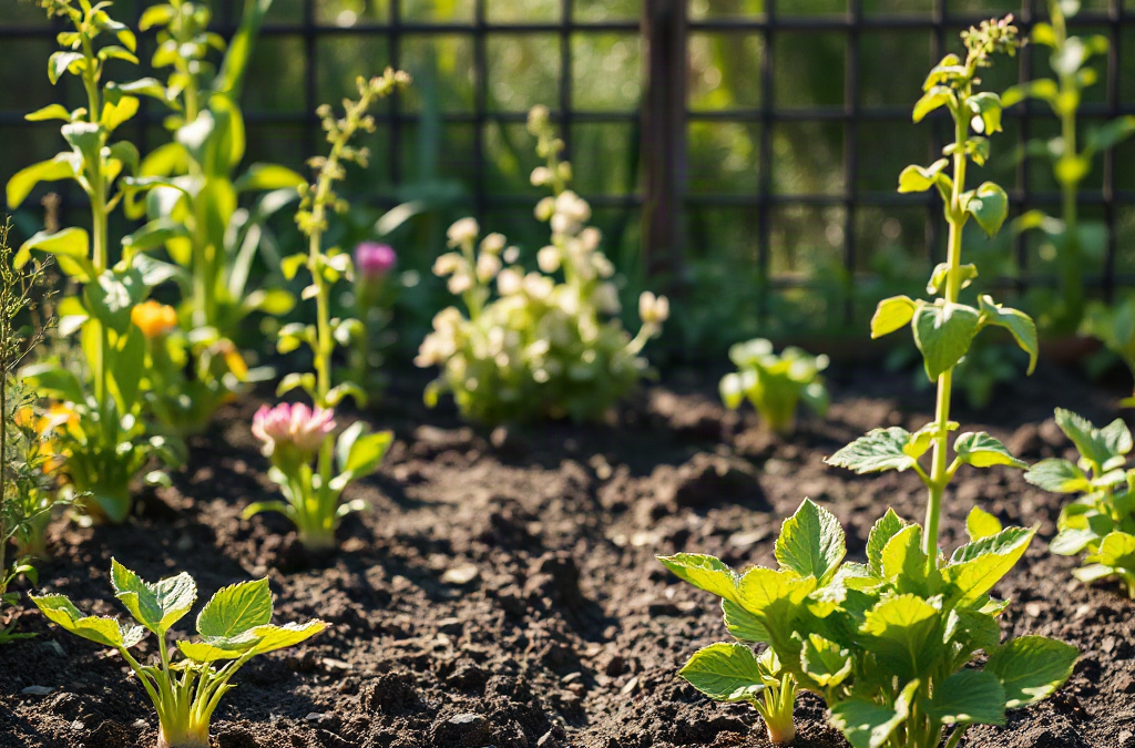 Growing a garden from an empty homestead plot