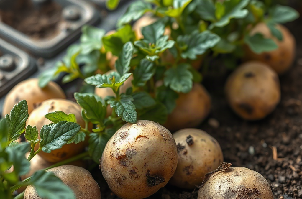 Growing potatoes for beginners in containers or garden beds